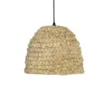 GLOBOSTAR® MEKA 204-0163 Boho Κρεμαστό Φωτιστικό Οροφής με Ντουί 1 x E27 AC 220-240V IP20 - Μπεζ - Μ30 x Π30 x Υ25cm - Image 5