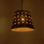 GLOBOSTAR® PANIER 204-0171 Boho Κρεμαστό Φωτιστικό Οροφής με Ντουί 1 x E27 AC 220-240V IP20 - Μπεζ - Μ32 x Π32 x Υ30cm - Image 3