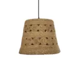 GLOBOSTAR® PANIER 204-0171 Boho Κρεμαστό Φωτιστικό Οροφής με Ντουί 1 x E27 AC 220-240V IP20 - Μπεζ - Μ32 x Π32 x Υ30cm - Image 5