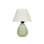 GLOBOSTAR® CESTA 204-0182 Μοντέρνο Επιτραπέζιο Φωτιστικό Πορτατίφ με Ντουί 1 x E27 AC 220-240V IP20 - Λαδί & Μπεζ - Μ22 x Π22 x Υ30cm - Image 4