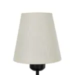 GLOBOSTAR® LING 204-0190 Μοντέρνο Φωτιστικό Τοίχου - Απλίκα με Ντουί 1 x E27 AC 220-240V IP20 - Μαύρο & Μπεζ - Μ14 x Π21 x Υ54cm - Image 5