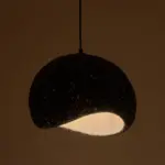 GLOBOSTAR® STONE 204-0194 Μοντέρνο Κρεμαστό Φωτιστικό Οροφής με Ντουί 1 x E27 AC 220-240V IP20 - Μαύρο - Μ35 x Π31 x Υ26cm - Image 3