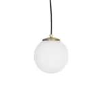 GLOBOSTAR® GLOBIDIO 204-0195 Μοντέρνο Κρεμαστό Φωτιστικό Οροφής με Ντουί 1 x E27 AC 220-240V IP20 - Χρύσο & Λευκό - Μ15 x Π15 x Υ15cm - Image 5