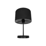 GLOBOSTAR® LARA 204-0196 Μοντέρνο Επιτραπέζιο Φωτιστικό Πορτατίφ με Ντουί 1 x E27 AC 220-240V IP20 - Μαύρο - Μ24 x Π24 x Υ36cm - Image 4