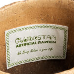 GloboStar® Artificial Garden MENDOZA 20502 Διακοσμητικό Κεραμικό Κασπώ Γλάστρα - Flower Pot Καφέ Φ16.5 x Υ15.5cm - Image 6
