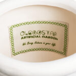 GloboStar® Artificial Garden YUKATAN 20513 Διακοσμητικό Κεραμικό Κασπώ Γλάστρα - Flower Pot Μπεζ Φ16 x Υ17.5cm - Image 6
