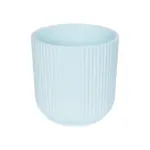 GloboStar® Artificial Garden SEMINYAK 20519 Διακοσμητική Κεραμική Γλάστρα Λευκή Π17 x M17 x Υ17 - Image 2