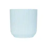 GloboStar® Artificial Garden SEMINYAK 20519 Διακοσμητική Κεραμική Γλάστρα Λευκή Π17 x M17 x Υ17 - Image 4