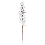 GloboStar® Artificial Garden COTTON BRANCH 20559 Τεχνητό Διακοσμητικό Κλαδί βαμβάκι Y55cm - Image 2