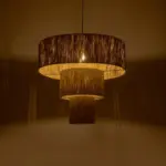 GLOBOSTAR® COROIN 205-0035 Boho Κρεμαστό Φωτιστικό Οροφής με Ντουί 1 x E27 AC 220-240V IP20 - Μπεζ - M70 x Π70 x Υ64cm - Image 3