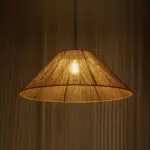 GLOBOSTAR® HATA 205-0037 Boho Κρεμαστό Φωτιστικό Οροφής με Ντουί 1 x E27 AC 220-240V IP20 - Μπεζ - M60 x Π60 x Υ27cm - Image 3