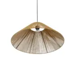 GLOBOSTAR® HATA 205-0037 Boho Κρεμαστό Φωτιστικό Οροφής με Ντουί 1 x E27 AC 220-240V IP20 - Μπεζ - M60 x Π60 x Υ27cm - Image 6