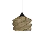 GLOBOSTAR® HUSLE 205-0044 Boho Κρεμαστό Φωτιστικό Οροφής με Ντουί 1 x E27 AC 220-240V IP20 - Μπεζ - M24 x Π24 x Υ21cm - Image 5