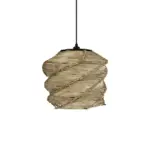 GLOBOSTAR® HUSLE 205-0045 Boho Κρεμαστό Φωτιστικό Οροφής με Ντουί 1 x E27 AC 220-240V IP20 - Μπεζ - M31 x Π31 x Υ28cm - Image 5