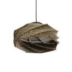 GLOBOSTAR® HUSLE 205-0049 Boho Κρεμαστό Φωτιστικό Οροφής με Ντουί 1 x E27 AC 220-240V IP20 - Μπεζ - M38 x Π38 x Υ23cm - Image 6