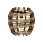 GLOBOSTAR® BOND 205-0050 Boho Φωτιστικό Τοίχου - Απλίκα με Ντουί 1 x E27 AC 220-240V IP20 - Μπεζ - M35 x Π18 x Υ32cm - Image 5