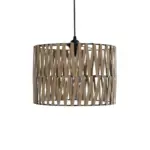 GLOBOSTAR® MARS 205-0054 Boho Κρεμαστό Φωτιστικό Οροφής με Ντουί 1 x E27 AC 220-240V IP20 - Μπεζ - M30 x Π30 x Υ24cm - Image 5