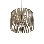 GLOBOSTAR® MARS 205-0054 Boho Κρεμαστό Φωτιστικό Οροφής με Ντουί 1 x E27 AC 220-240V IP20 - Μπεζ - M30 x Π30 x Υ24cm - Image 6
