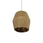 GLOBOSTAR® CONE 205-0058 Boho Κρεμαστό Φωτιστικό Οροφής με Ντουί 1 x E27 AC 220-240V IP20 - Μπεζ - M55 x Π55 x Υ50cm - Image 6