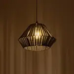 GLOBOSTAR® NUI 205-0061 Boho Κρεμαστό Φωτιστικό Οροφής με Ντουί 1 x E27 AC 220-240V IP20 - Μαύρο - M36 x Π36 x Υ27cm - Image 3