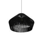 GLOBOSTAR® NUI 205-0062 Boho Κρεμαστό Φωτιστικό Οροφής με Ντουί 1 x E27 AC 220-240V IP20 - Μαύρο - M60 x Π60 x Υ41cm - Image 6
