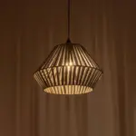 GLOBOSTAR® NUI 205-0065 Boho Κρεμαστό Φωτιστικό Οροφής με Ντουί 1 x E27 AC 220-240V IP20 - Γκρι - M36 x Π36 x Υ27cm - Image 3