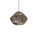 GLOBOSTAR® NUI 205-0067 Boho Κρεμαστό Φωτιστικό Οροφής με Ντουί 1 x E27 AC 220-240V IP20 - Μπεζ - M36 x Π36 x Υ27cm - Image 6