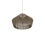 GLOBOSTAR® NUI 205-0068 Boho Κρεμαστό Φωτιστικό Οροφής με Ντουί 1 x E27 AC 220-240V IP20 - Μπεζ - M60 x Π60 x Υ41cm - Image 6