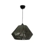 GLOBOSTAR® NUI 205-0069 Boho Κρεμαστό Φωτιστικό Οροφής με Ντουί 1 x E27 AC 220-240V IP20 - Πρασίνο - M36 x Π36 x Υ27cm - Image 4