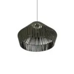 GLOBOSTAR® NUI 205-0070 Boho Κρεμαστό Φωτιστικό Οροφής με Ντουί 1 x E27 AC 220-240V IP20 - Πρασίνο - M60 x Π60 x Υ41cm - Image 6