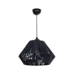 GLOBOSTAR® NUI 205-0071 Boho Κρεμαστό Φωτιστικό Οροφής με Ντουί 1 x E27 AC 220-240V IP20 - Μπλε - M36 x Π36 x Υ27cm - Image 4