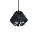GLOBOSTAR® NUI 205-0071 Boho Κρεμαστό Φωτιστικό Οροφής με Ντουί 1 x E27 AC 220-240V IP20 - Μπλε - M36 x Π36 x Υ27cm - Image 6