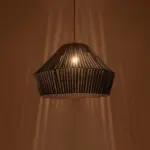 GLOBOSTAR® NUI 205-0072 Boho Κρεμαστό Φωτιστικό Οροφής με Ντουί 1 x E27 AC 220-240V IP20 - Μπλε - M60 x Π60 x Υ41cm - Image 3