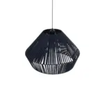 GLOBOSTAR® NUI 205-0072 Boho Κρεμαστό Φωτιστικό Οροφής με Ντουί 1 x E27 AC 220-240V IP20 - Μπλε - M60 x Π60 x Υ41cm - Image 6