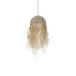 GLOBOSTAR® PLUVIA 205-0082 Boho Κρεμαστό Φωτιστικό Οροφής με Ντουί 1 x E27 AC 220-240V IP20 - Μπεζ - M30 x Π30 x Υ70cm - Image 6