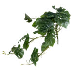 GloboStar® Artificial Garden HANGING MONSTERA 20600 - Τεχνητό Διακοσμητικό Κρεμαστό Φυτό Μονστέρα Μ28 x Π30 x Υ50cm - Image 3
