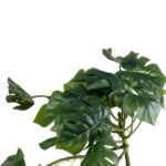 GloboStar® Artificial Garden HANGING MONSTERA 20600 - Τεχνητό Διακοσμητικό Κρεμαστό Φυτό Μονστέρα Μ28 x Π30 x Υ50cm - Image 4