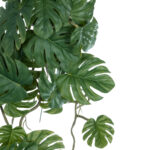 GloboStar® Artificial Garden MONSTERA HANGING PLANT 20605 - Τεχνητό Διακοσμητικό Κρεμαστό Φυτό Μονστέρα Υ45cm - Image 3