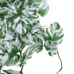 GloboStar® Artificial Garden ALBINO MONSTERA HANGING PLANT 20606 - Τεχνητό Διακοσμητικό Κρεμαστό Φυτό Μονστέρα Υ45cm - Image 3