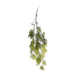GloboStar® Artificial Garden HANGING FERN 20614 Τεχνητό Διακοσμητικό Κρεμαστό Φυτό Φτέρη Μ30 x Π10 x Υ90cm - Image 2