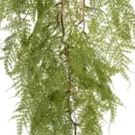 GloboStar® Artificial Garden HANGING FERN 20620 Τεχνητό Διακοσμητικό Κρεμαστό Φυτό Φτέρης Μ32 x Π14 x Υ96cm - Image 3