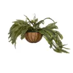 GloboStar® Artificial Garden FERN HANGING PLANT 20622 Τεχνητό Κρεμαστό Διακοσμητικό Φυτό Φτέρης Π90 x Μ90 x Y70cm - Image 4