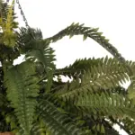 GloboStar® Artificial Garden FERN HANGING PLANT 20622 Τεχνητό Κρεμαστό Διακοσμητικό Φυτό Φτέρης Π90 x Μ90 x Y70cm - Image 5