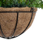 GloboStar® Artificial Garden FERN HANGING PLANT 20624 Τεχνητό Κρεμαστό Διακοσμητικό Φυτό Φτέρης Y45cm - Image 5