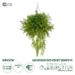 GloboStar® Artificial Garden BOUQUET VARIOUS HANGING PLANT 20625 Τεχνητό Κρεμαστό Διακοσμητικό Φυτό Μιξ Μ75 x Π75 x Y100cm