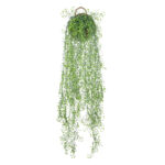 GloboStar® Artificial Garden GOLDEN BELL WILLOW HANGING PLANT 20630 Κρεμαστό Τεχνητό Διακοσμητικό Φυτό Ιτίας  Y110cm - Image 2