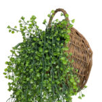 GloboStar® Artificial Garden GOLDEN BELL WILLOW HANGING PLANT 20630 Κρεμαστό Τεχνητό Διακοσμητικό Φυτό Ιτίας  Y110cm - Image 3