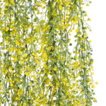 GloboStar® Artificial Garden GOLDEN BELL WILLOW  HANGING PLANT 20632 Κρεμαστό Τεχνητό Διακοσμητικό Φυτό Ιτίας  Y110cm - Image 4