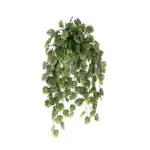 GloboStar® Artificial Garden MONSTERA HANGING PLANT 20633 Τεχνητό Κρεμαστό Διακοσμητικό Φυτό Φτέρης Π40 x Μ40 x Y88cm - Image 2