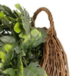 GloboStar® Artificial Garden MONSTERA HANGING PLANT 20633 Τεχνητό Κρεμαστό Διακοσμητικό Φυτό Φτέρης Π40 x Μ40 x Y88cm - Image 3